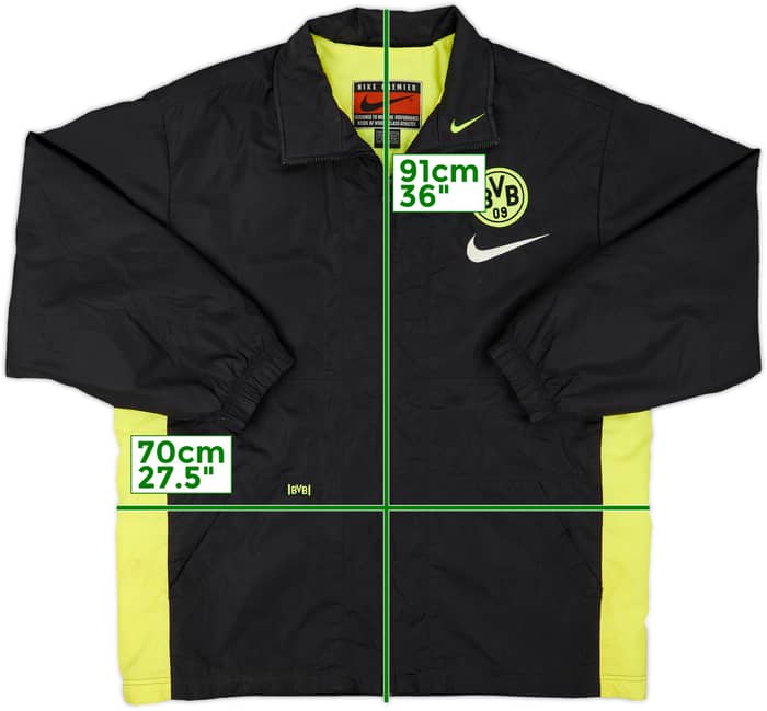 1994-95 Borussia Dortmund Nike Bench Coat - 8/10 - (XL)