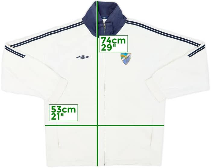 2001-02 Malaga Umbro Track Jacket - 7/10 - (XL.Boys)