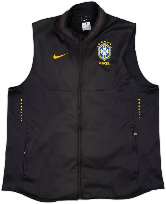 2010-11 Brazil Nike Padded Gilet - 7/10 - (L)