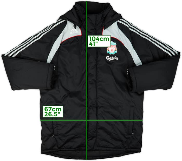 2008-09 Liverpool adidas Padded Bench Coat - 10/10 - (XL)