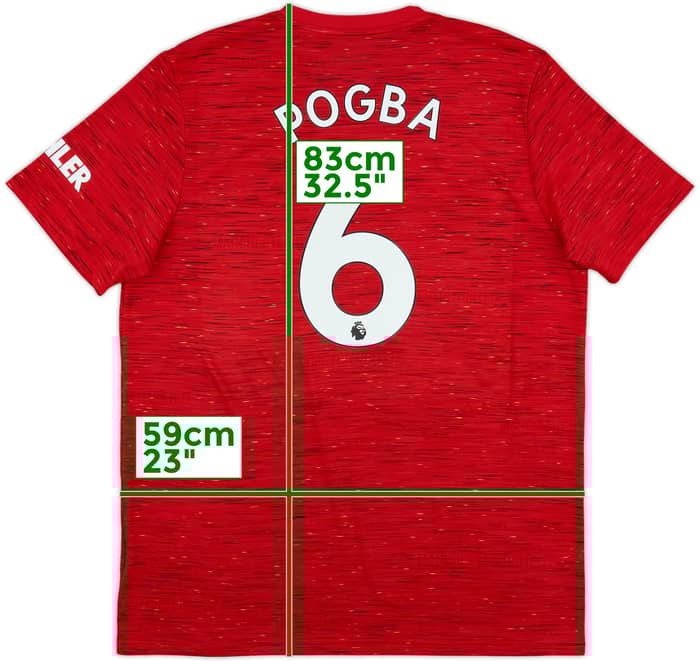 2020-21 Manchester United Home Shirt Pogba #6 - 10/10 - (XL)