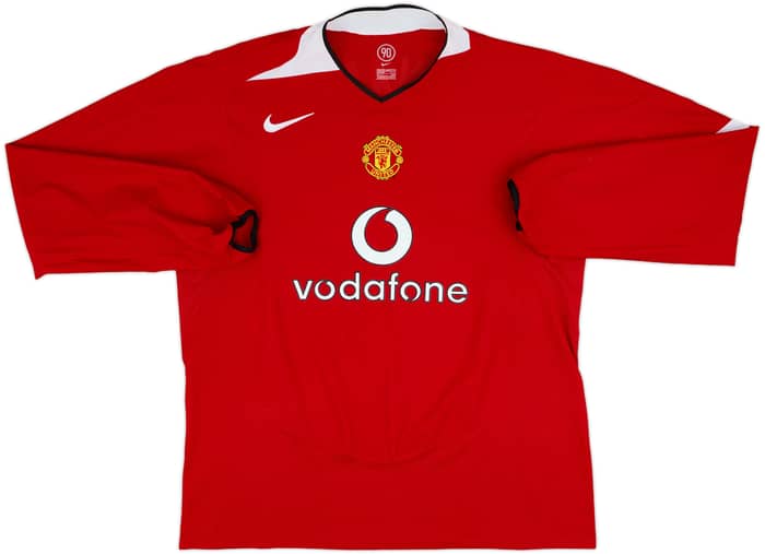 2004-06 Manchester United Home L/S Shirt Ronaldo #7 - 10/10 - (XXL)