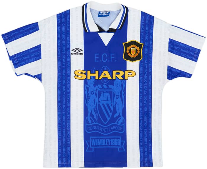 1994-96 Manchester United Third Shirt Beckham #24 - 8/10 - (M)