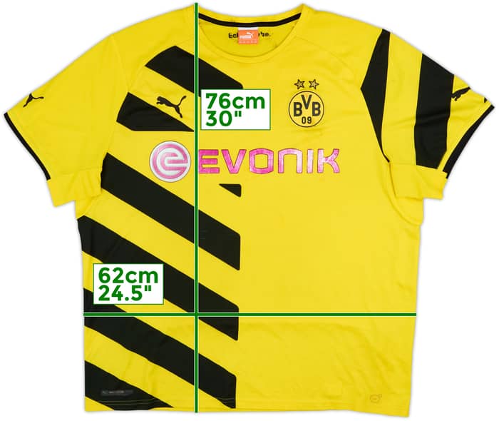 2014-15 Borussia Dortmund Home Shirt - 4/10 - (XXL)