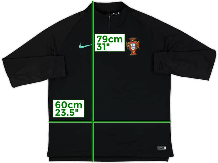 2018-19 Portugal Nike 1/4 Zip Drill Top - 8/10 - (XL)