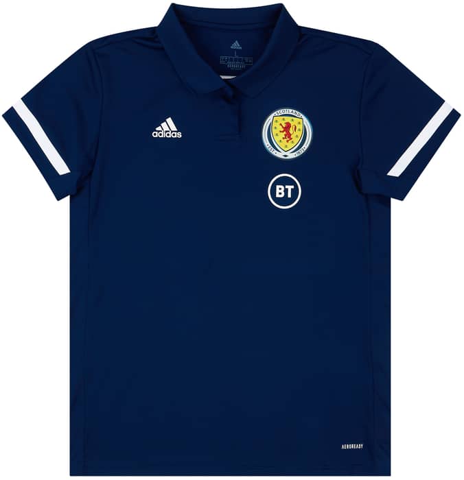 2019-20 Scotland Women's Player Issue Polo T-Shirt (As New)