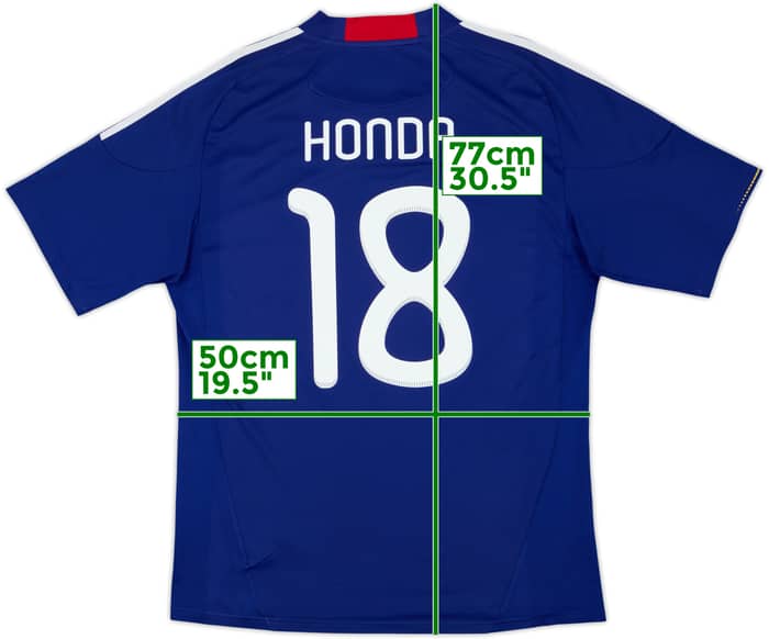 2010-12 Japan Home Shirt Honda #18 - 8/10 - (L)