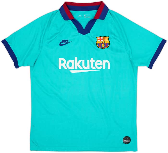 2019-20 Barcelona Tercera CL Camiseta Messi #10 - 7/10 - (L)