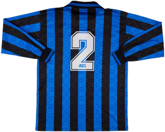 1995-96 Atalanta Match Issue Home L/S Shirt #2