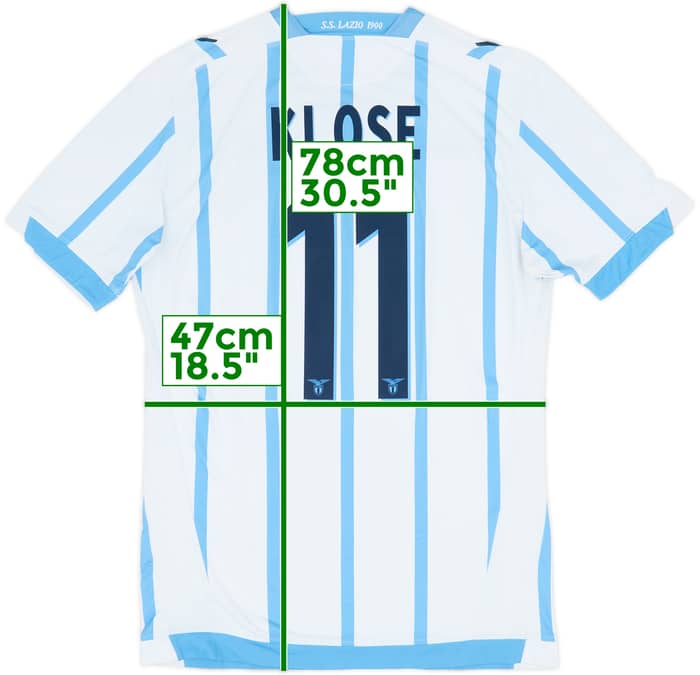 2014-15 Lazio Maillot extérieur Klose #11 - 7/10 - (M)