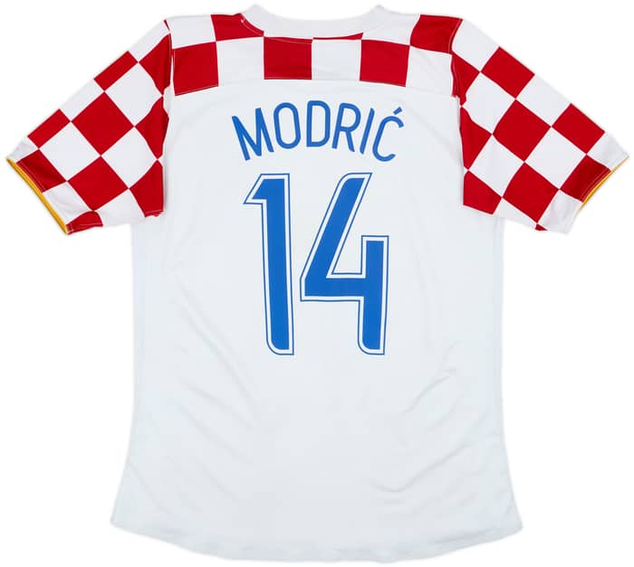 2006-08 Croatia Player Issue Home Shirt Modric #14 - 8/10 - (L)