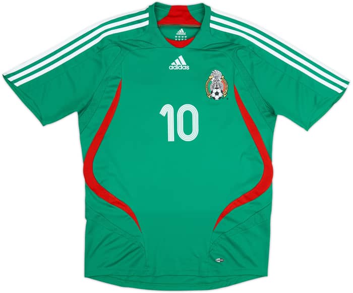 2007-08 Mexico Home Shirt Dos Santos #10 - 6/10 - (M)