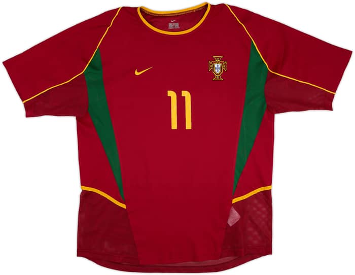 2002-04 Portugal Player Issue Home Shirt #11 - 6/10 - (L)