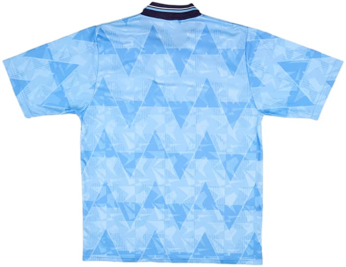 1989-91 Manchester City Home Shirt - 8/10 - (L)