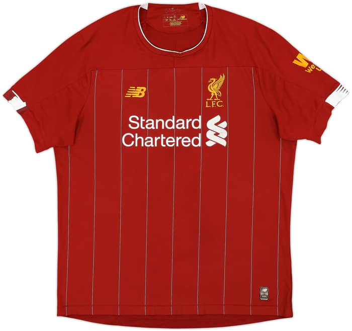 2019-20 Liverpool Home Shirt Virgil #4 - 5/10 - (XL)