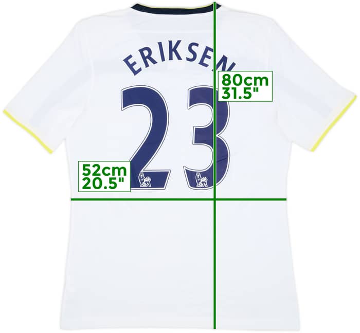 2014-15 Tottenham Home Shirt Eriksen #23 - 8/10 - (XL)