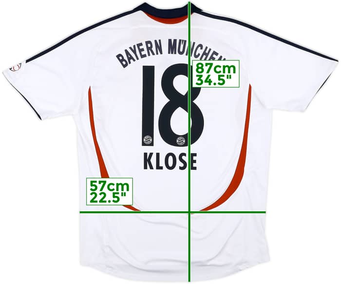 2006-07 Bayern Munich Away Shirt Klose #18 - 8/10 - (XL)