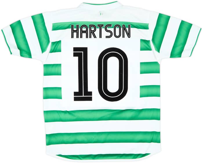 2003-04 Celtic Home Shirt Hartson #10 - 7/10 - (L)