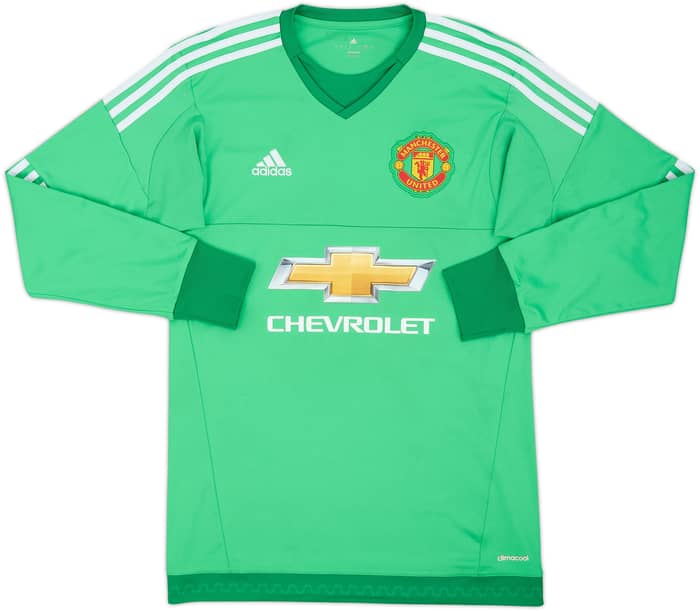 2015-16 Manchester United GK Shirt De Gea #1 - 8/10 - (S)