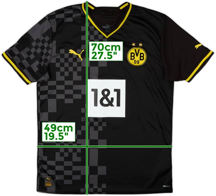 2021-22 Borussia Dortmund Away Shirt - 9/10 - (M)