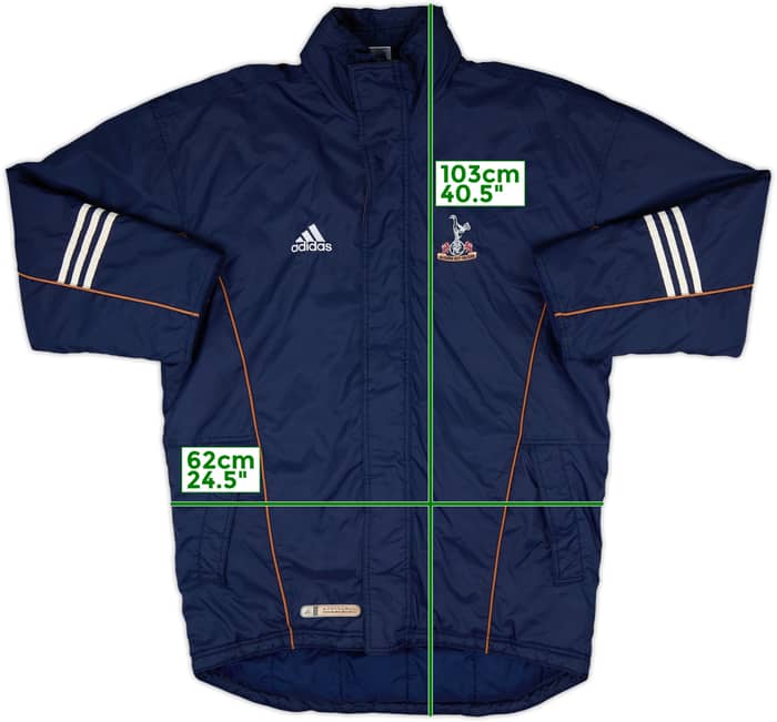 1999-01 Tottenham adidas Padded Bench Coat - 8/10 - (M)
