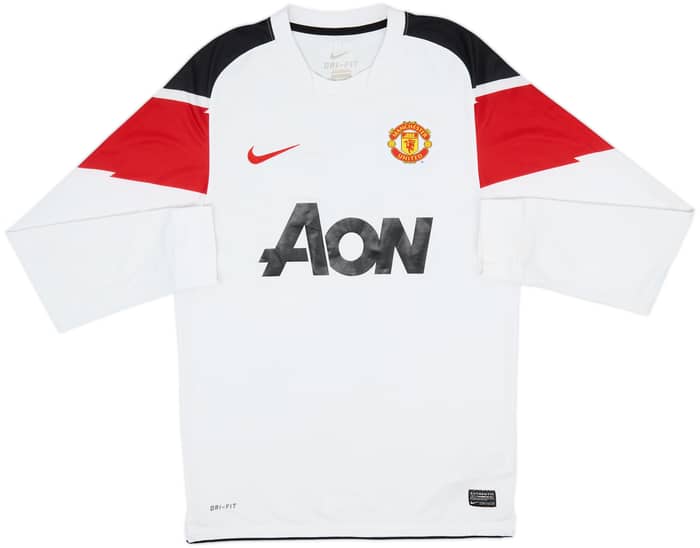 2010-12 Manchester United Away L/S Shirt Chicharito #14 - 6/10 - (S)