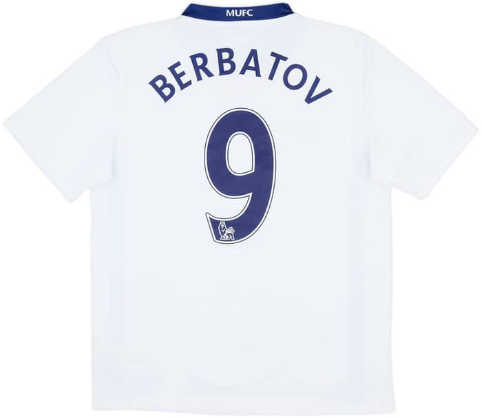 2008-10 Manchester United Away Shirt Berbatov #9 - 7/10 - (S)