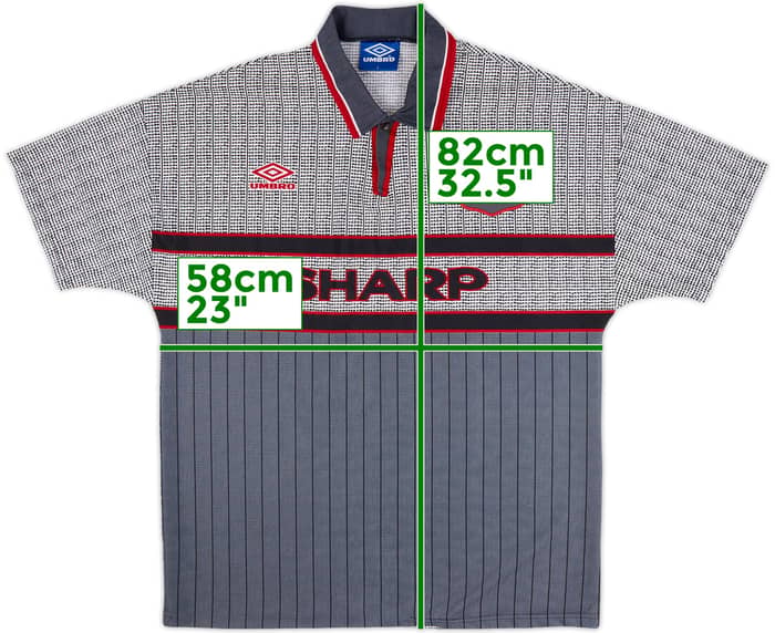 1995-96 Manchester United Away Shirt - 9/10 - (L)