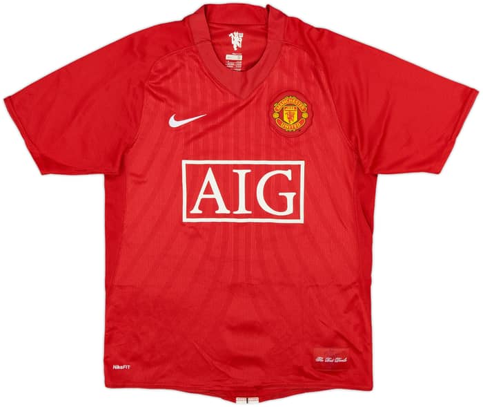 2007-09 Manchester United Home Shirt Tevez #32 - 7/10 - (S)