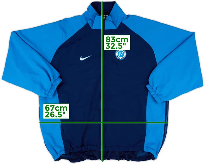 1998-99 Napoli Nike Track Jacket - 9/10 - (L)