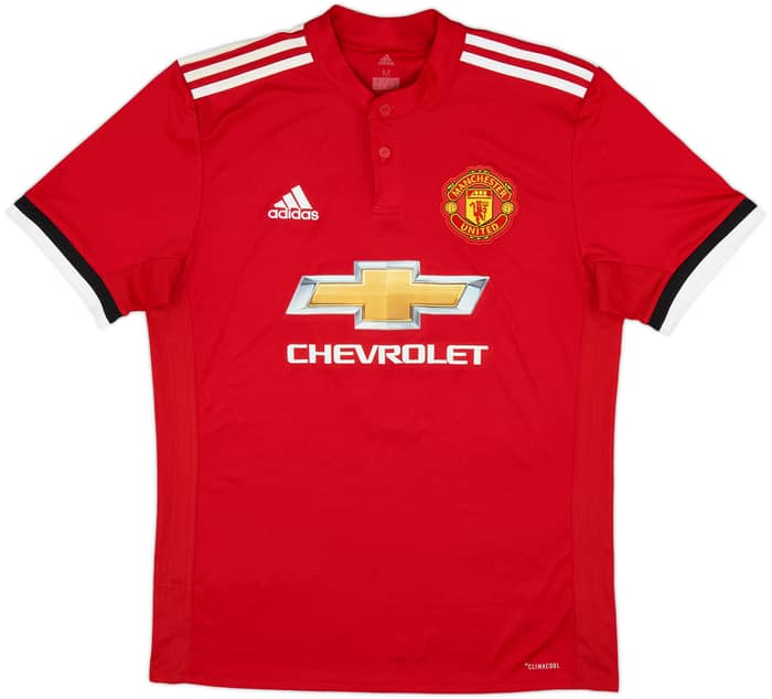 2017-18 Manchester United Home Shirt Lukaku #9 - 9/10 - (M)