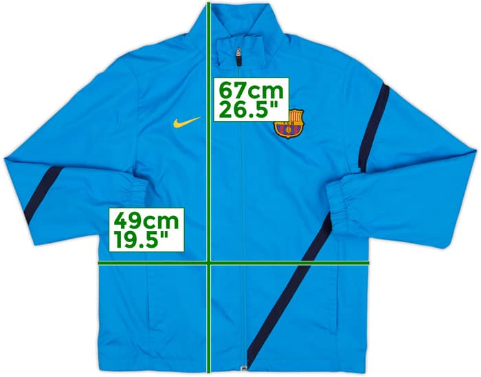 2011-12 Barcelona Nike Track Jacket - 8/10 - (L.Boys)