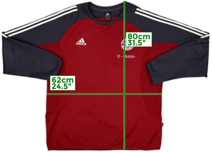 2002-03 Bayern Munich adidas Sweat Top - 7/10 - (XL)