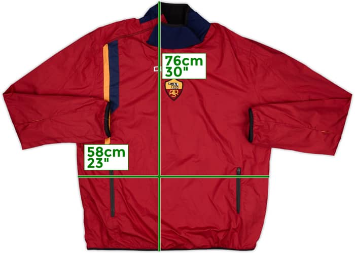 2004-05 Roma Diadora 1/4 Zip Drill Top - 5/10 - (M)