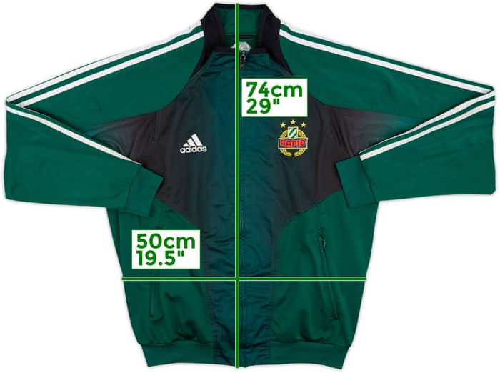 2004-05 Rapid Vienna adidas Track Jacket - 7/10 - (M/L)