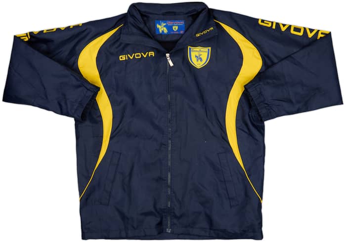 2009-10 Chievo Verona Givova Hooded Rain Jacket - 8/10 - (M)