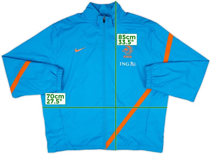 2012-13 Netherlands Nike Track Jacket - 8/10 - (XXL)