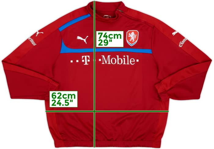 2012-13 Czech Republic Puma 1/4 Zip Drill Top - 7/10 - (XL)