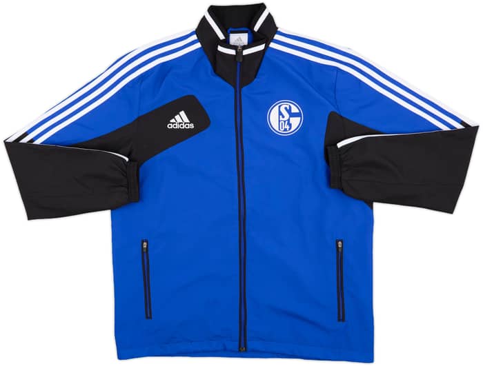 2012-13 Schalke CL adidas Track Jacket - 6/10 - (L)