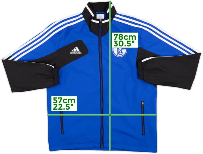 2012-13 Schalke CL adidas Track Jacket - 6/10 - (L)