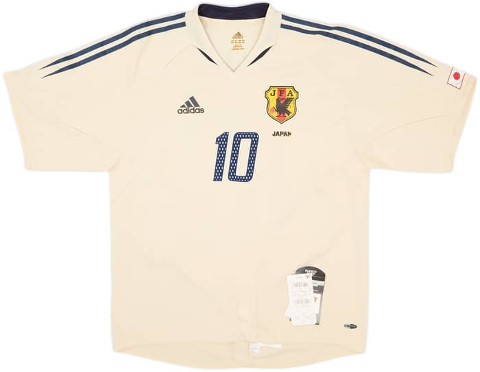 Camiseta de visitante de Japón 2004-06 Nakamura #10 (M)