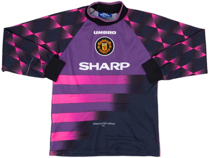 1996-97 Manchester United GK Shirt - 5/10 - (L.Boys)