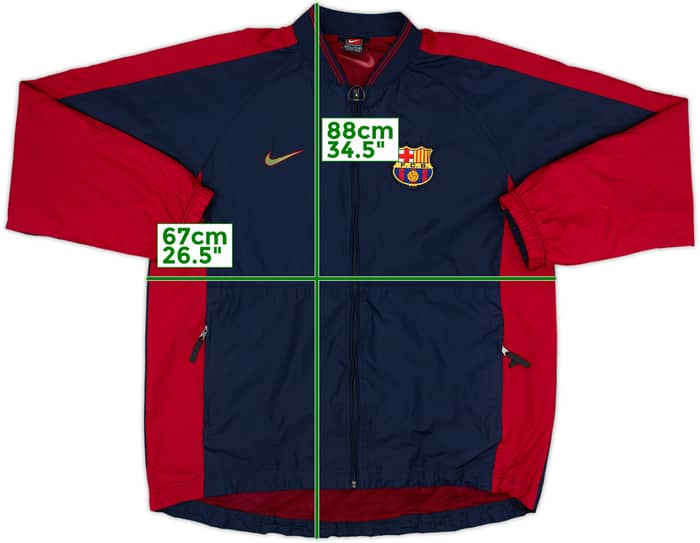1999-00 Barcelona Nike Track Jacket - 7/10 - (L)
