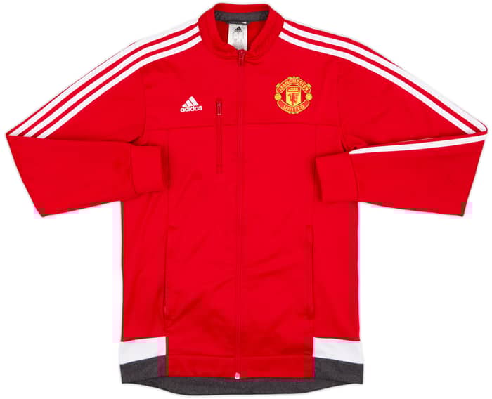 2014-15 Manchester United adidas Track Jacket - 8/10 - (S)