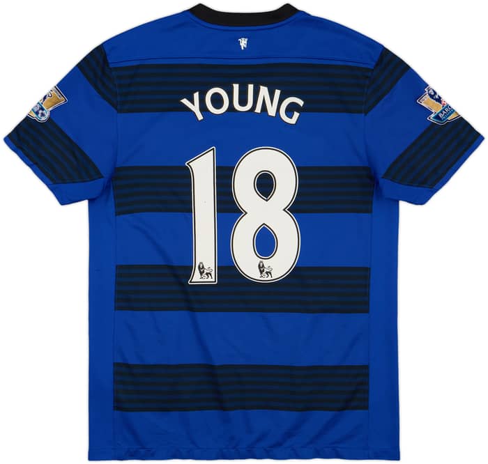 2011-13 Manchester United Away Shirt Young #18 - 7/10 - (M)