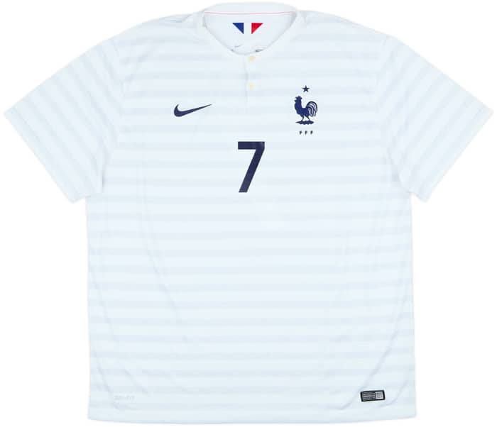 2014-15 France Away Shirt Ribery #7 - 8/10 - (XXL)