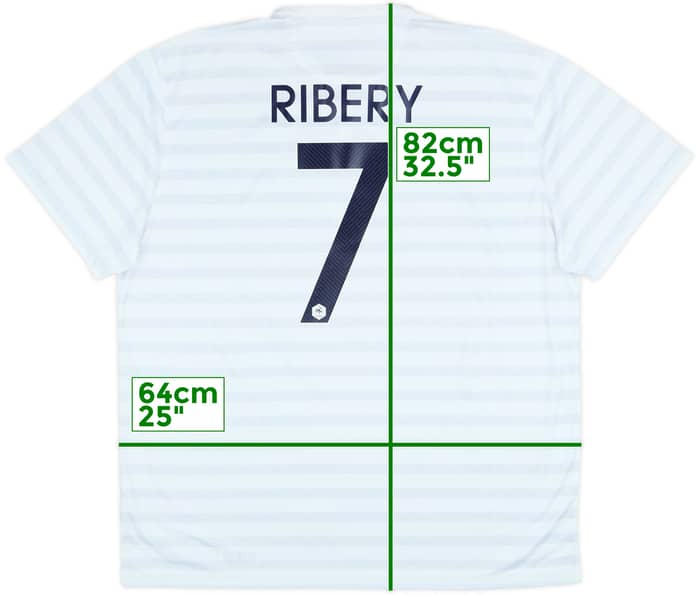 2014-15 France Away Shirt Ribery #7 - 8/10 - (XXL)