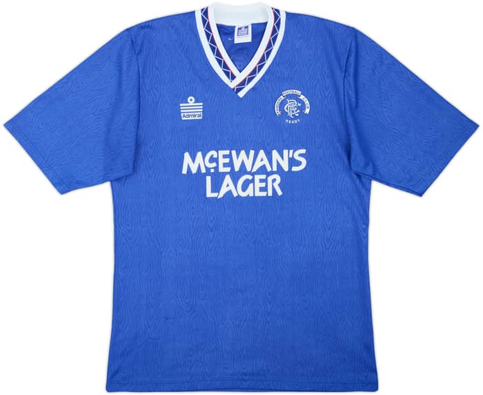1990-92 Rangers Home Shirt - 8/10 - (M)