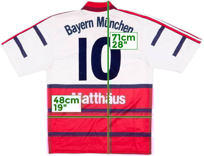 1998-00 Bayern Munich Away Shirt Matthaus #10 - 6/10 - (S)