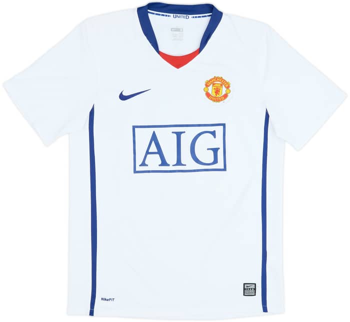 2008-10 Manchester United Away Shirt Berbatov #9 - 7/10 - (S)